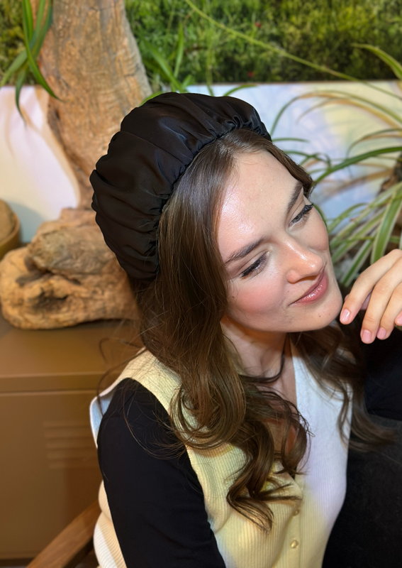 Wide Mila Headband, Black