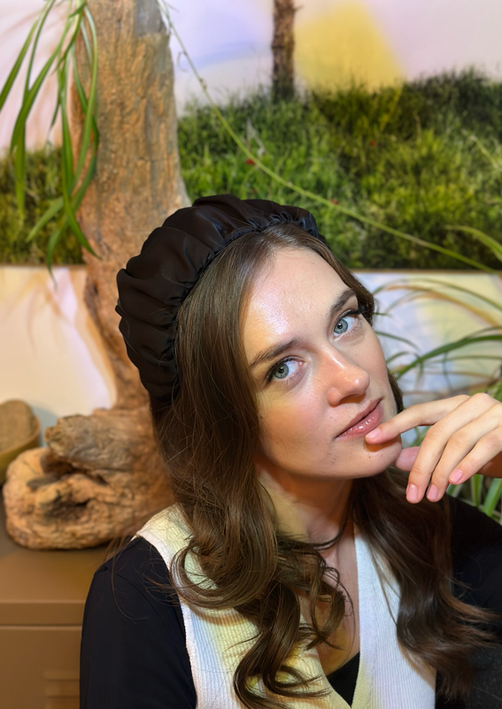 Wide Mila Headband, Black