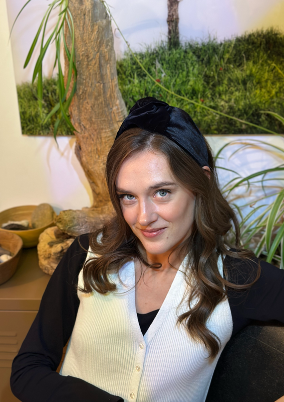 Medium Suf Headband, Black velvet