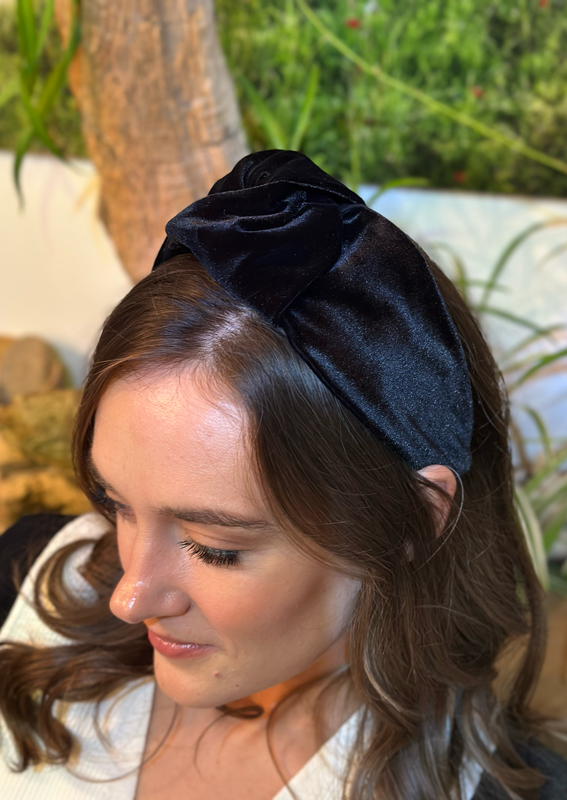 Medium Suf Headband, Black velvet