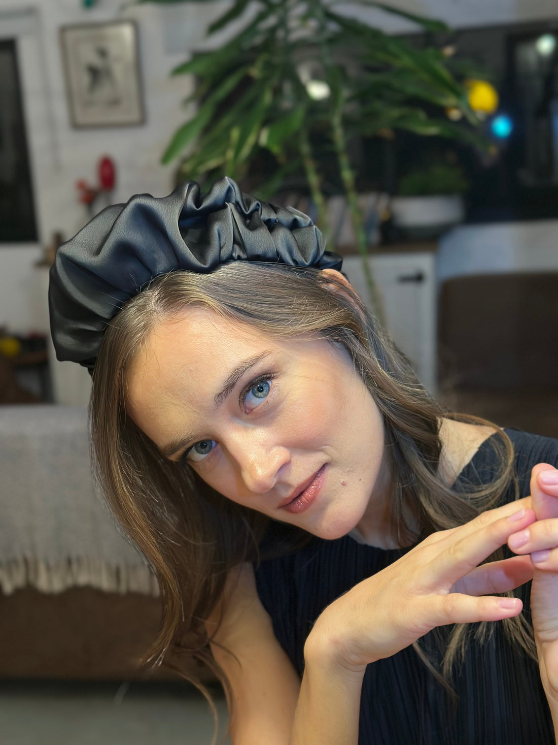 Medium Jan Headband, Black