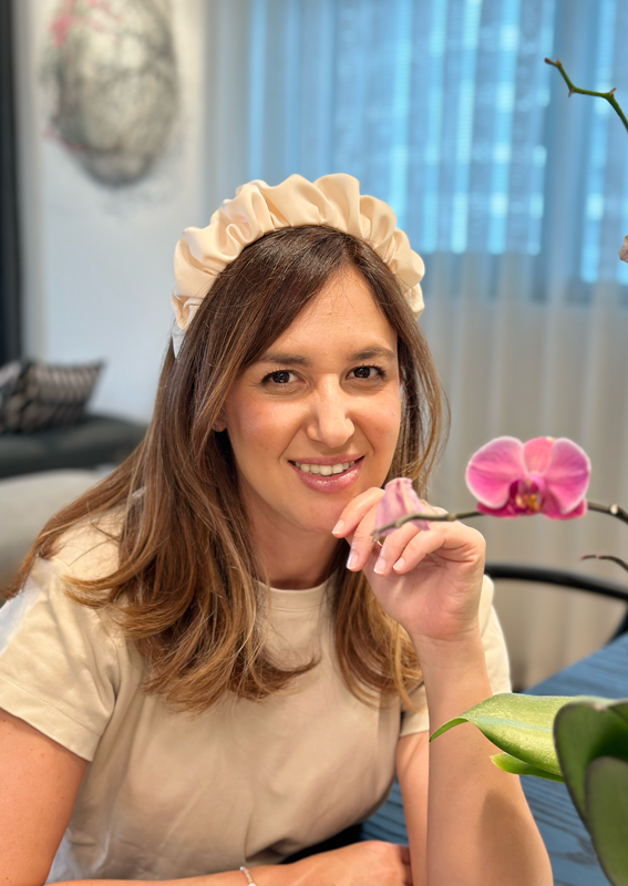 Viola Headband, Nude