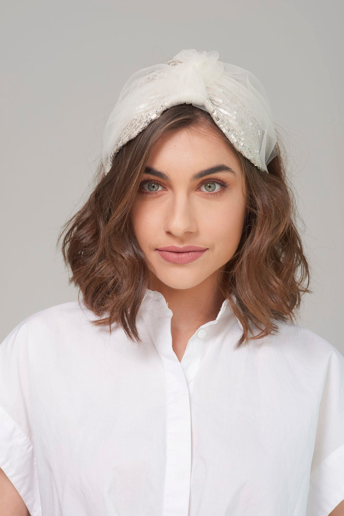 Tutu Headband, Light Beige