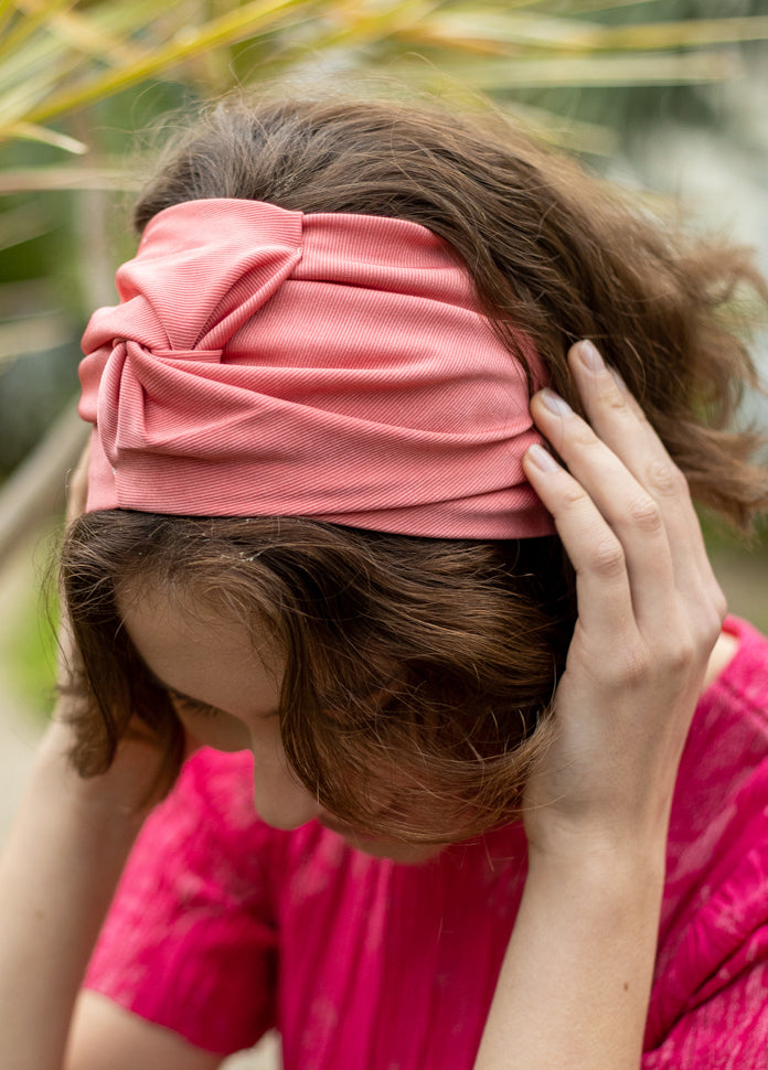 Velcro Zoe Headband, Coral