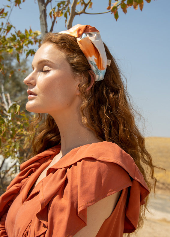 Medium Kedem Headband, Terracotta