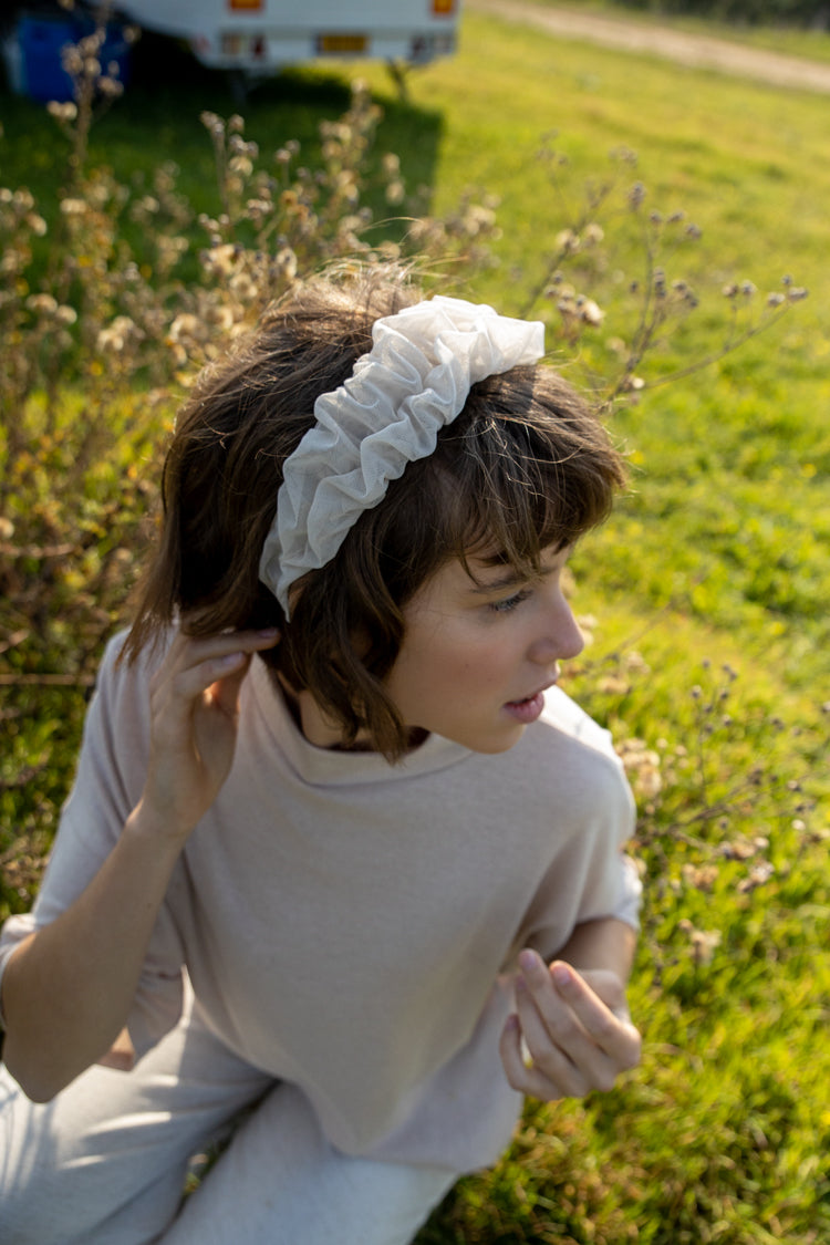 Renee Headband, Beige