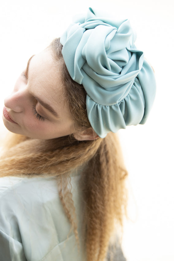 Agatha Velcro Headband, Mint Green