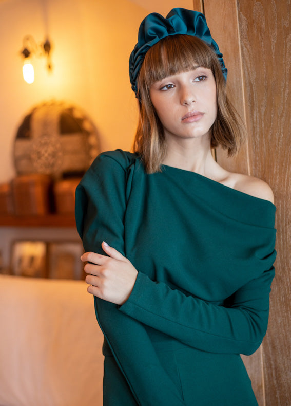 Jan, Tie-in-Back, Turquoise