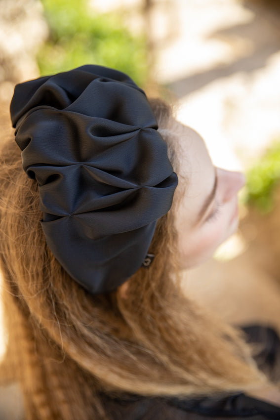 Wide Emilia Headband, Black