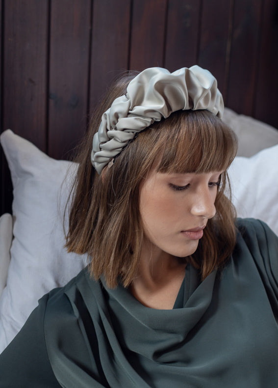 Jan Headband, Light Olive Green