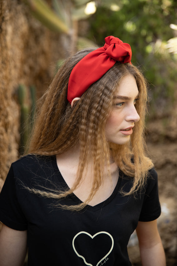 Agatha Headband, Red