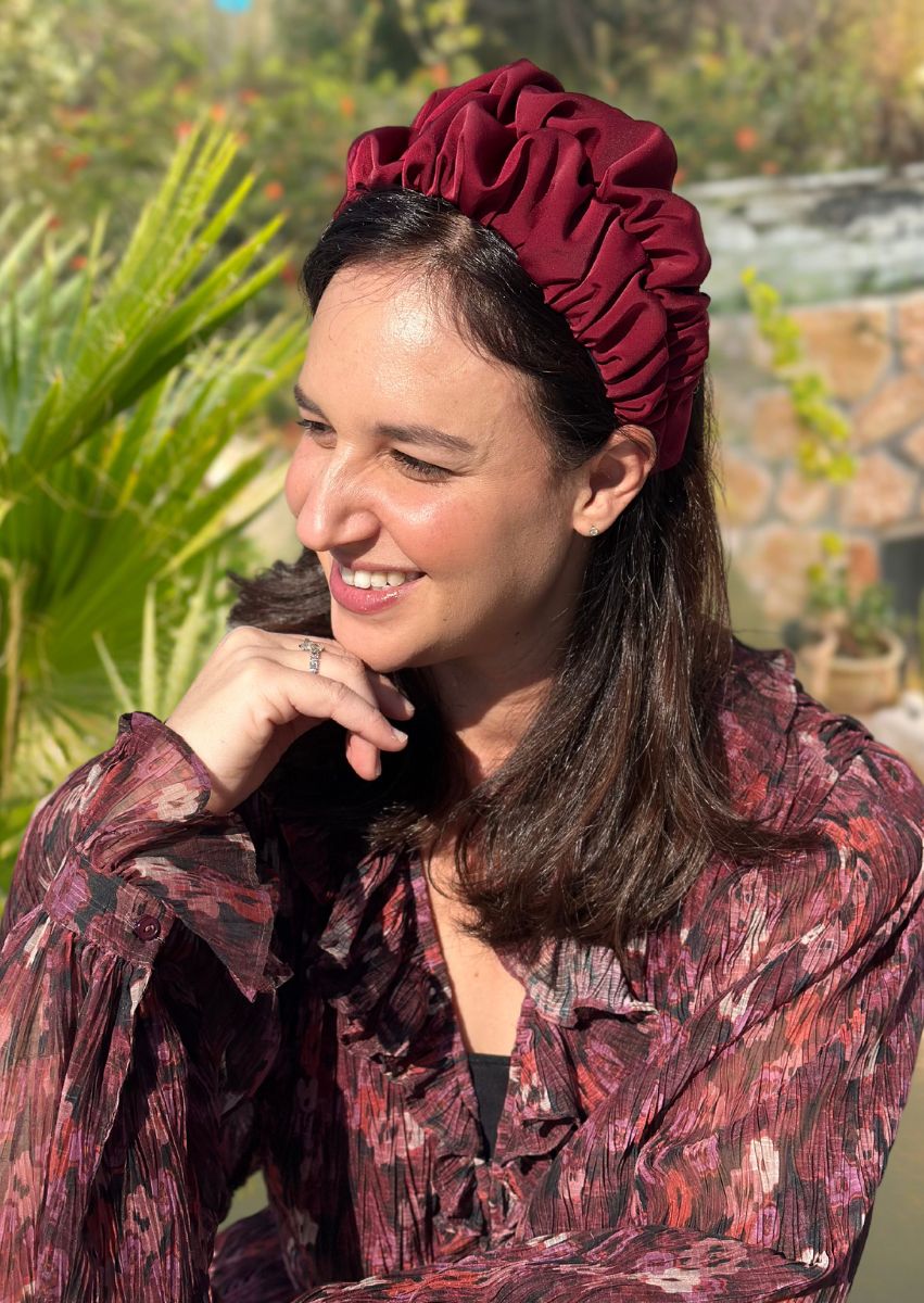 Medium Nemesis Headband, Burgandy