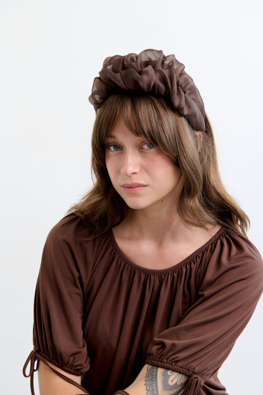 Renne Medium Headband – Chocolate Brown