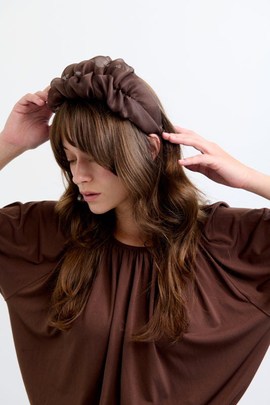 Renne Medium Headband – Chocolate Brown