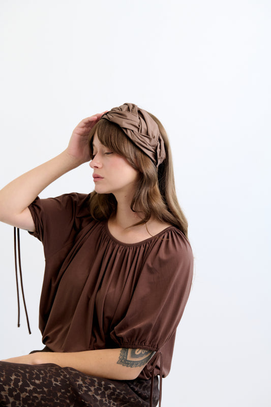 Luna Tie – Brown