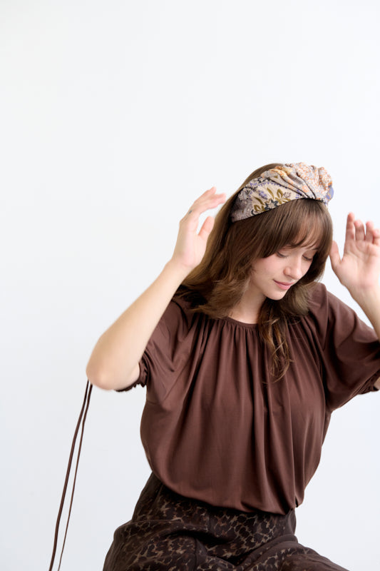 Celine Narrow Headband – Azzurra