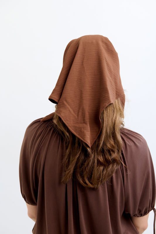 Tahalia Long Headband – Brown