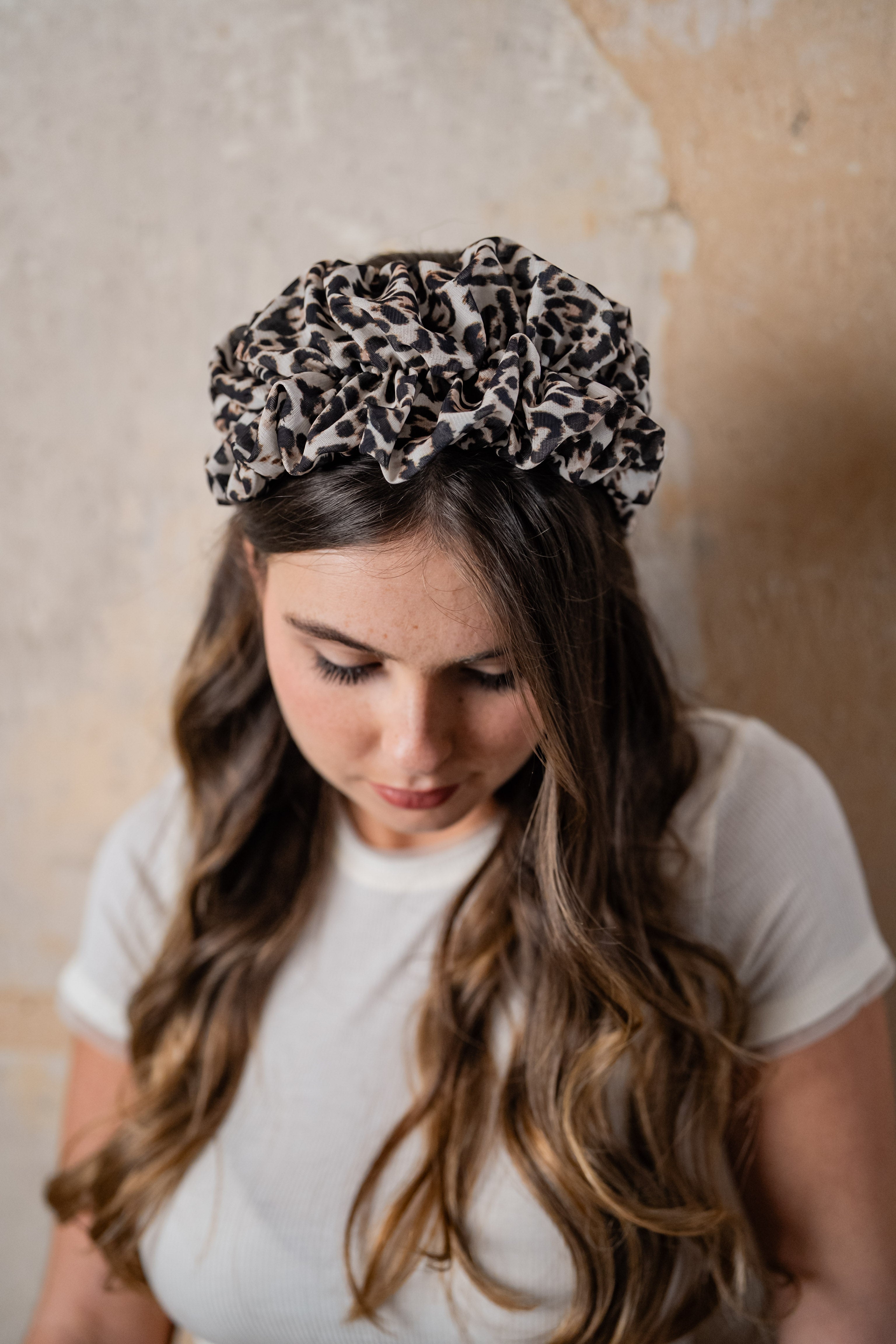 Renee Medium Wild Leopard Headband