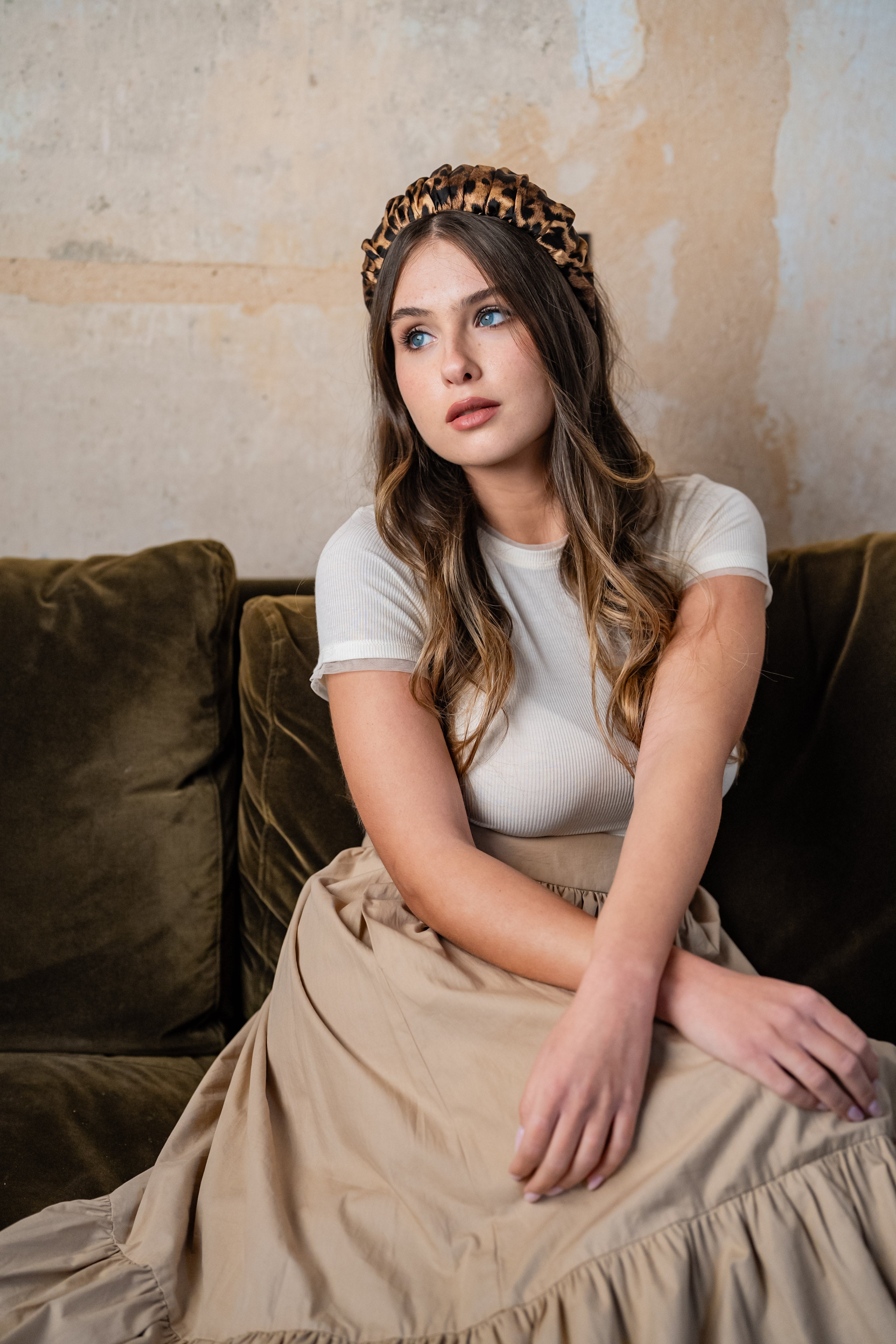 Mila Medium Leopard Headband