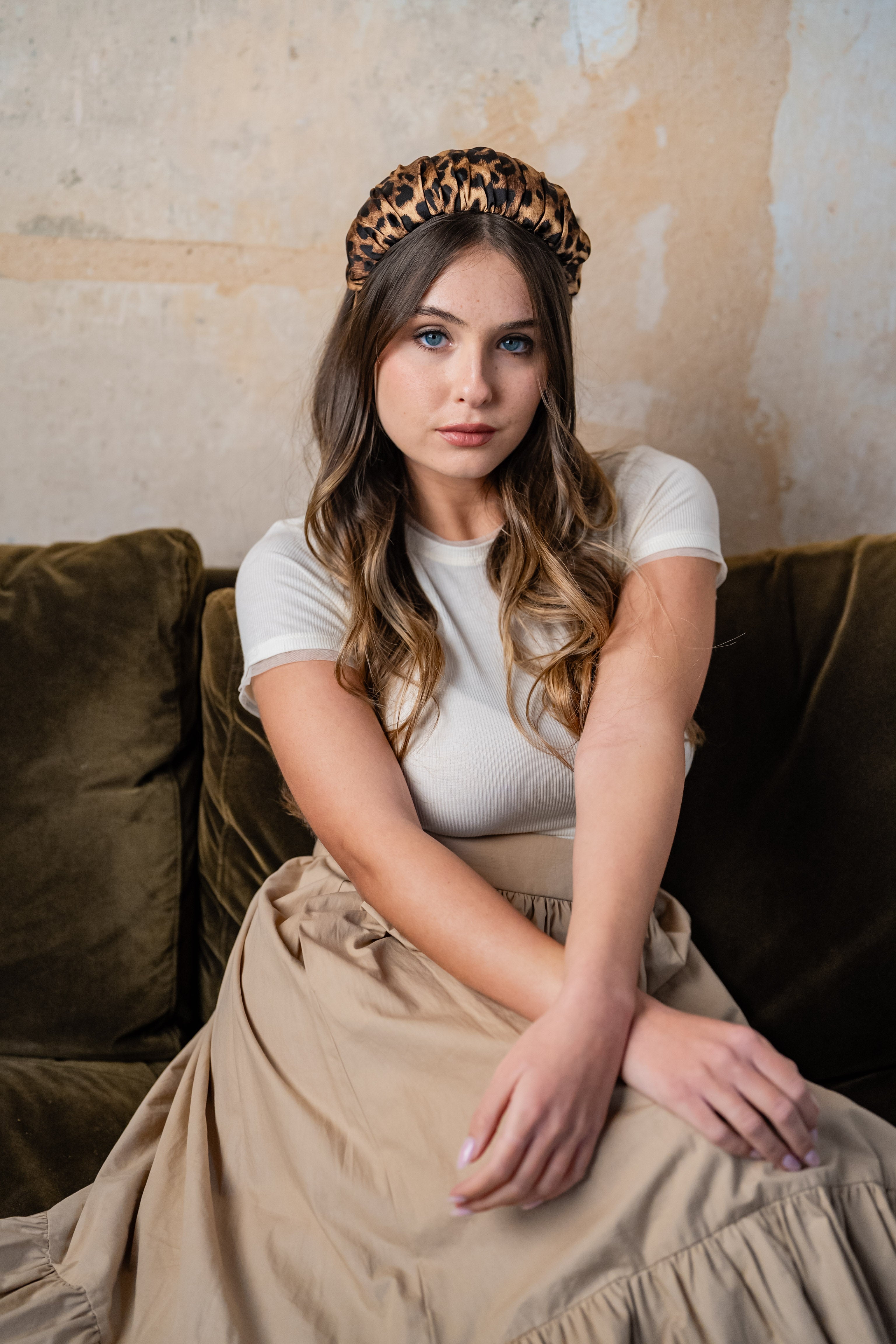 Mila Medium Leopard Headband