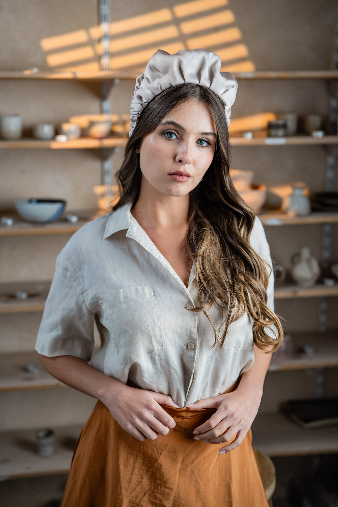 Jan Wide Stone Headband