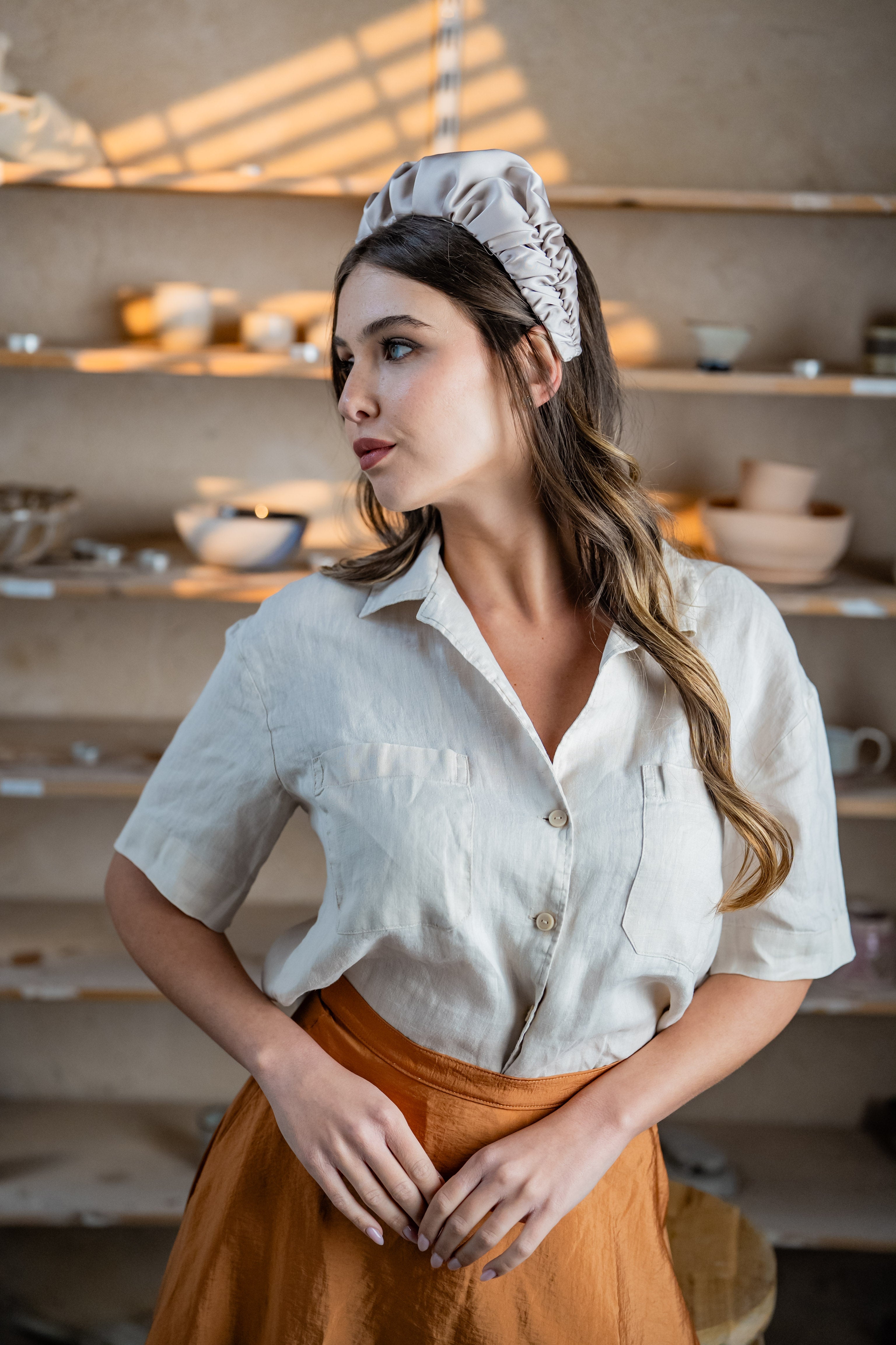Jan Medium Stone Headband