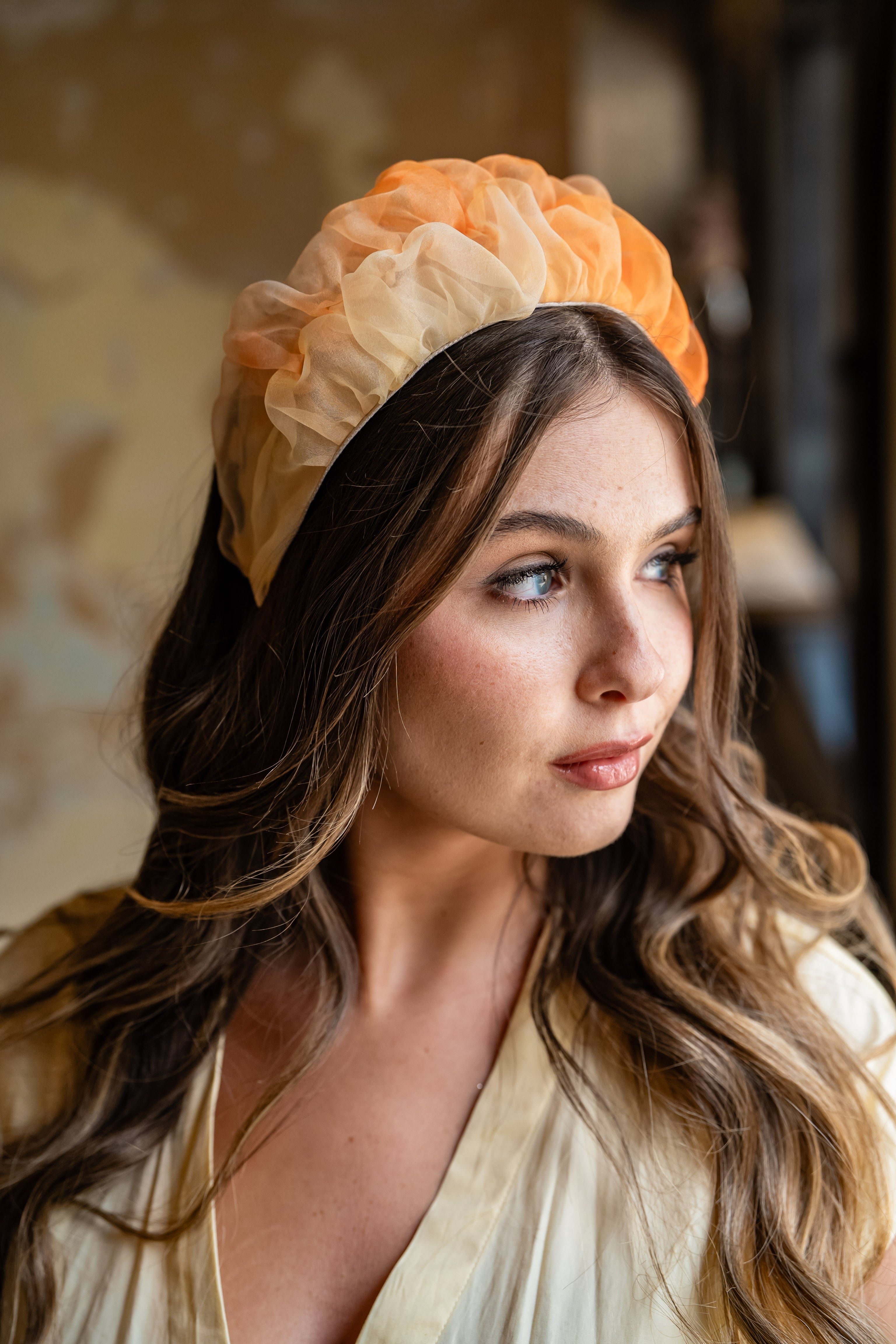 Renee Medium Orange Headband - Svadhisthana