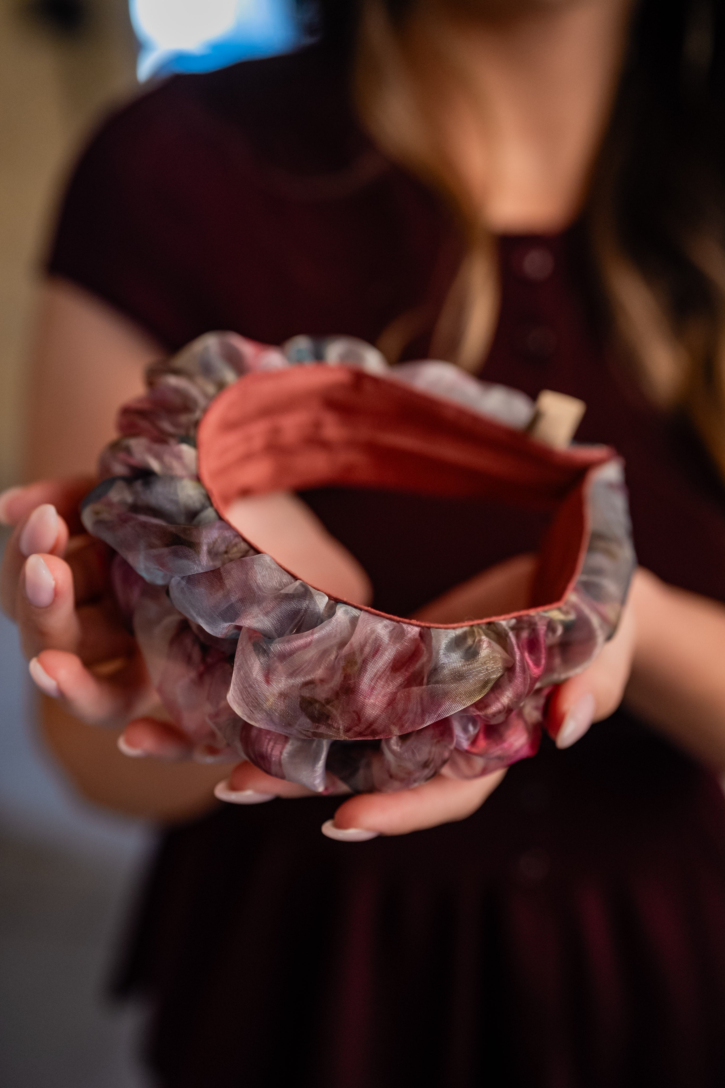 Renee Narrow Floral Headband -Agena