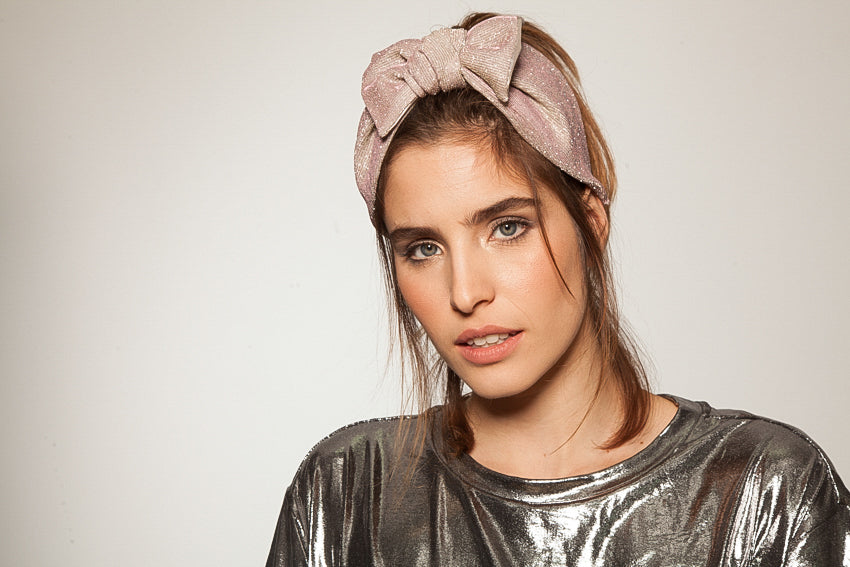 Playful Headband, Shimmery Pink