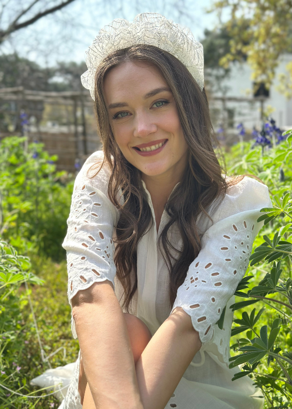 Renee Headband, Crystal color