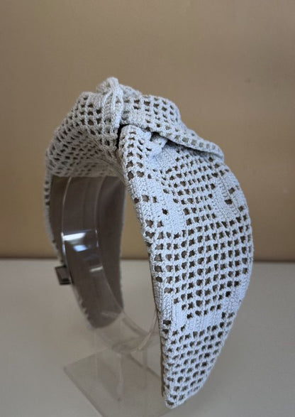 Wide Crocheted Headband