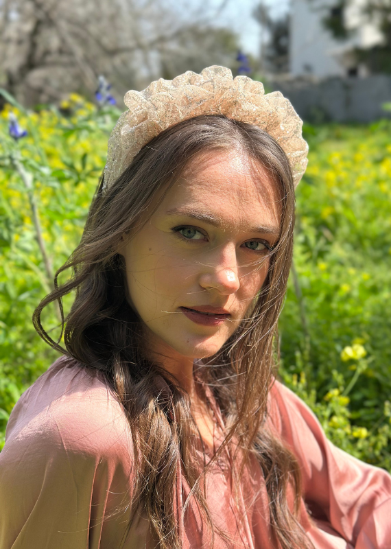 Renee Headband, Rose Gold