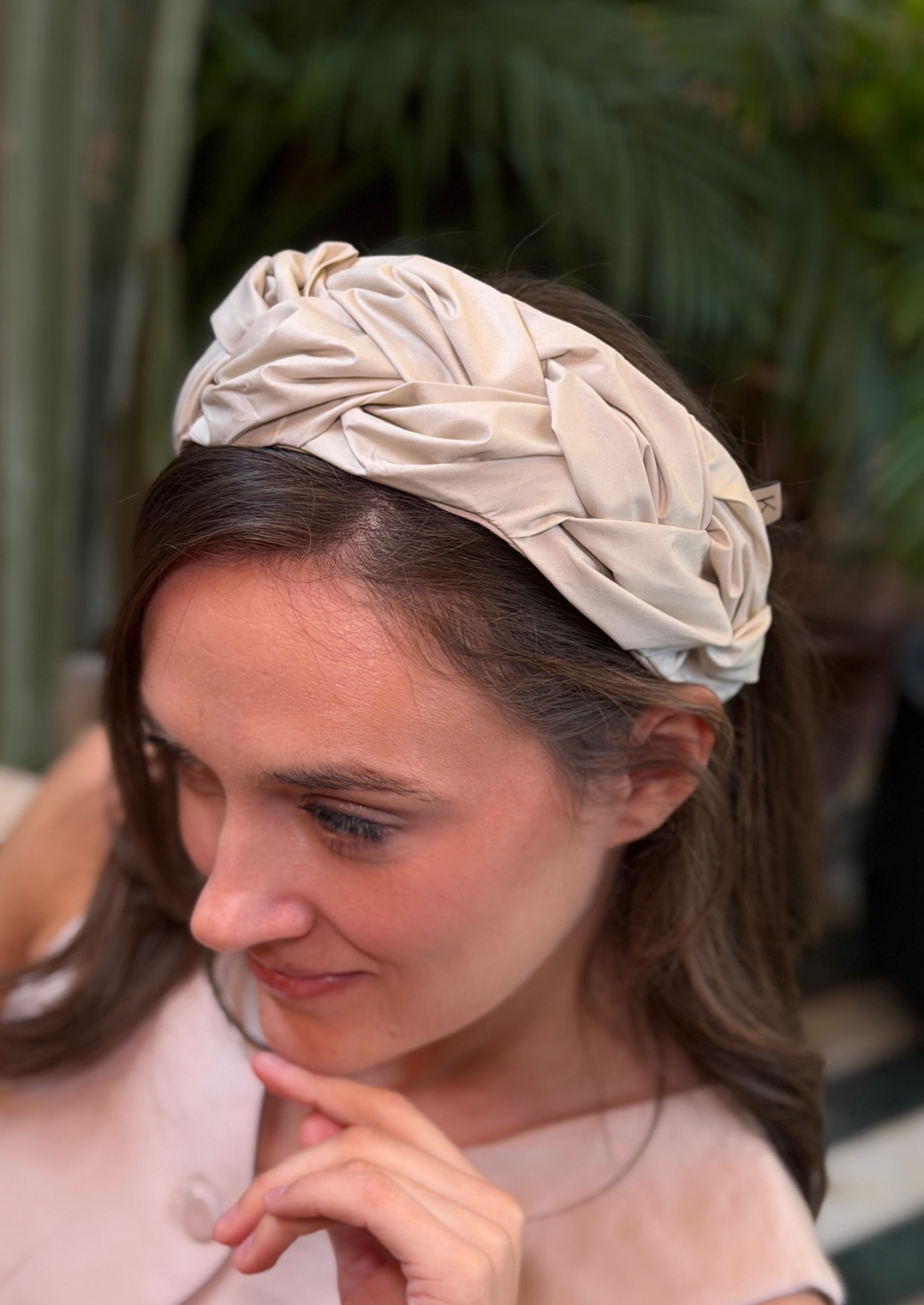 Luna Medium Headband – Cream