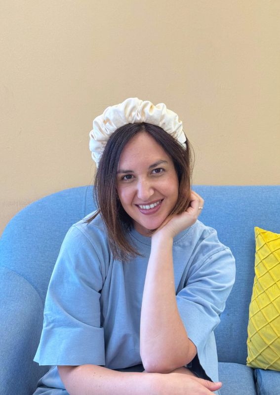 Amur Cream headband