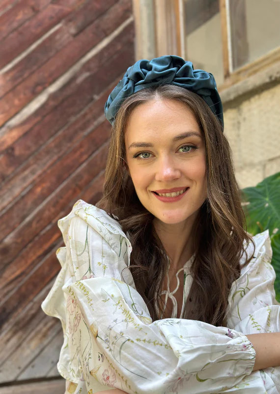Medium Ellen Headband, Turquoise