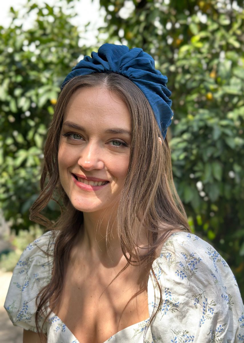 Medium Celine Headband, Turquoise