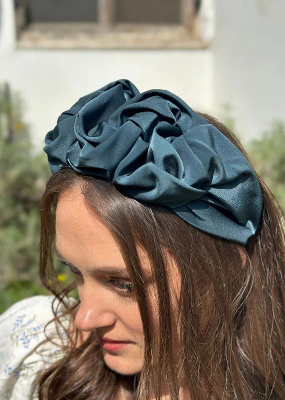 Wide Ellen Headband,Turquoise