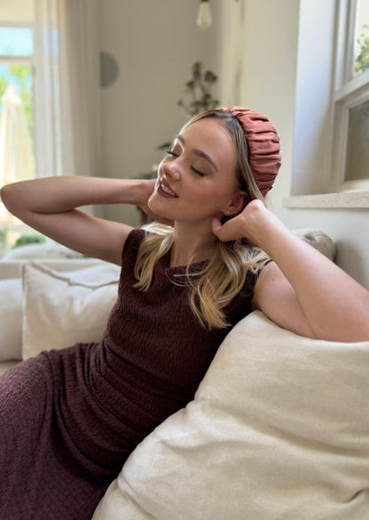 Medium Mila Headband, Terracotta