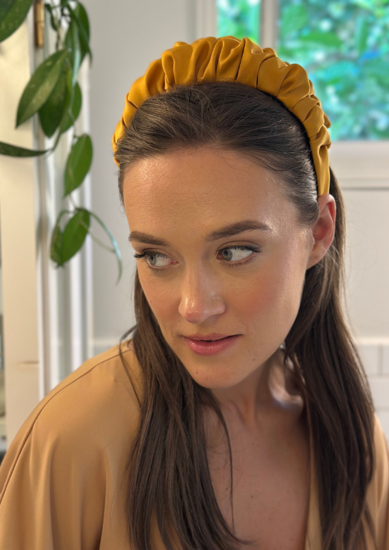 Petite Nemesis Headband, Golden Mustard