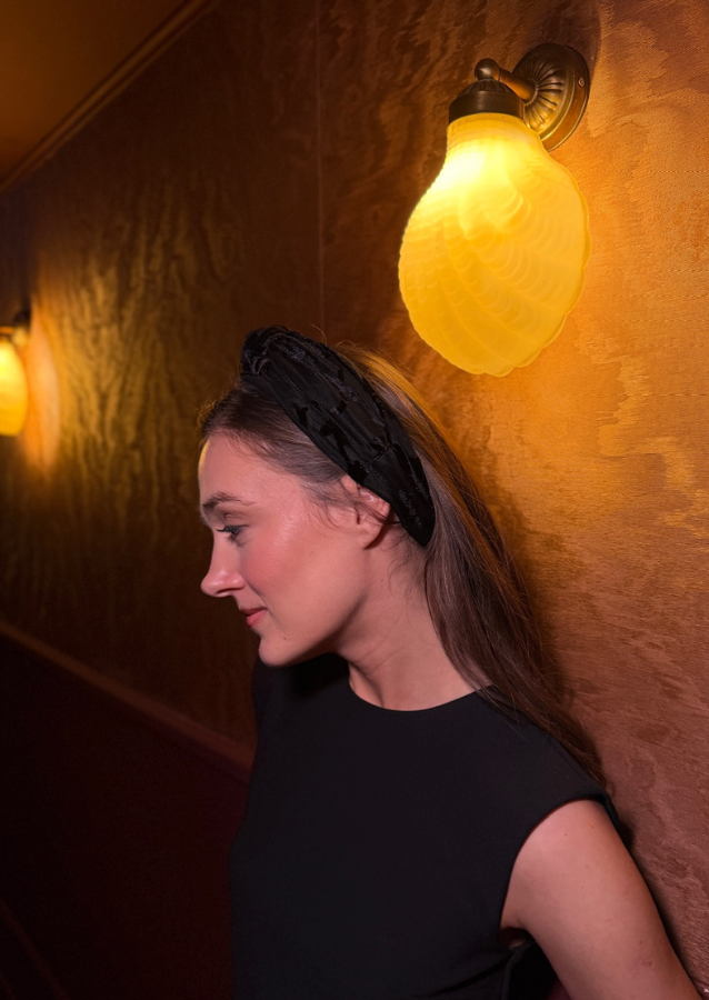 Maya Tie Headband – Black