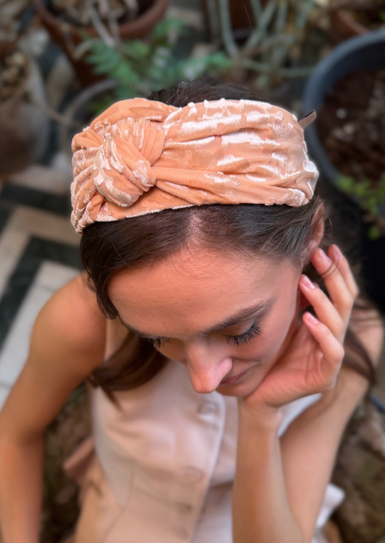 Maya Medium Headband – Nude
