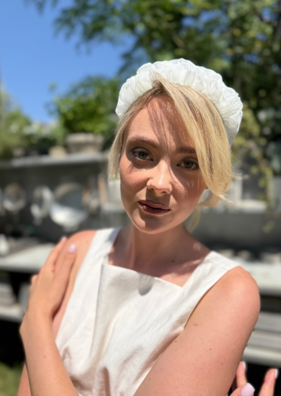 Renee Headband, White