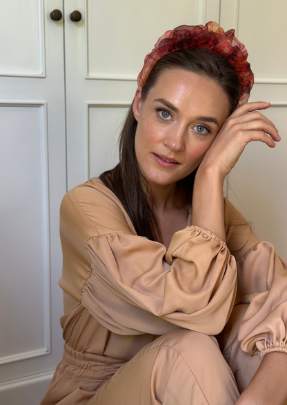Renee Headband, Manhattan print