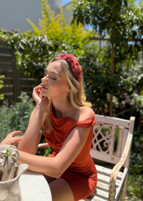 Petite Renee Headband, Orange
