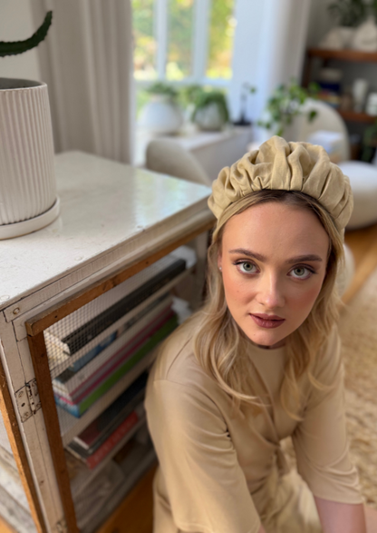 Wide Viola Headband, Camel