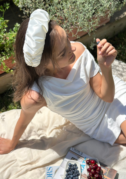 Jan Headband, White