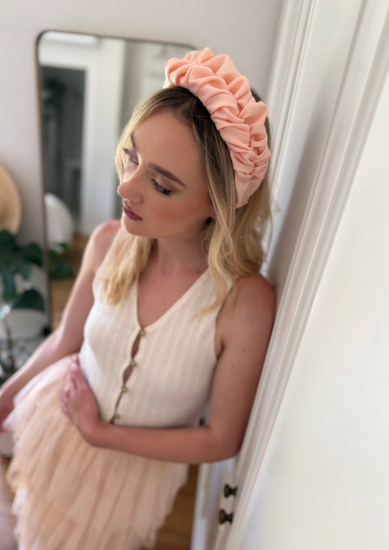 Petite Nemesis Headband, Peach