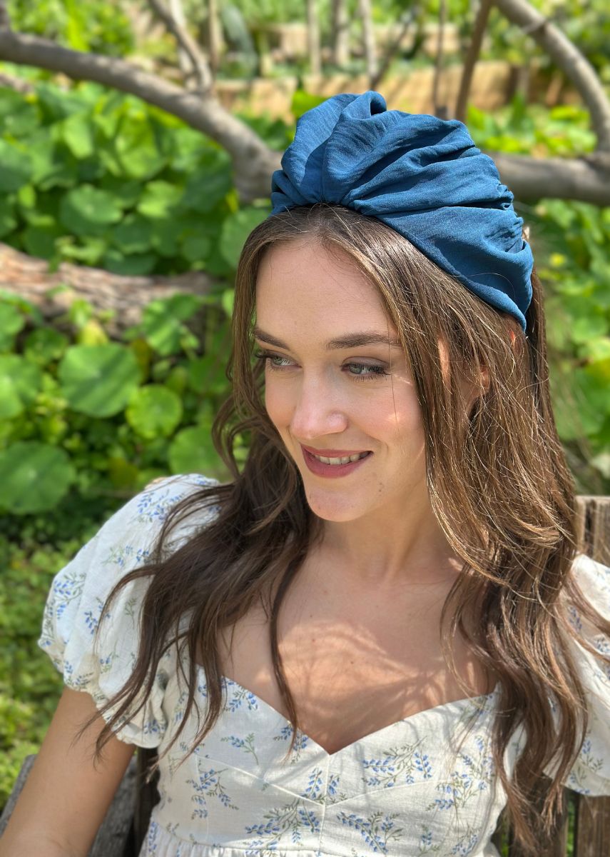 Wide Celine Headband, Turquoise