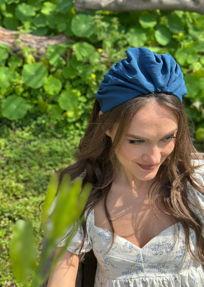 Wide Celine Headband, Turquoise
