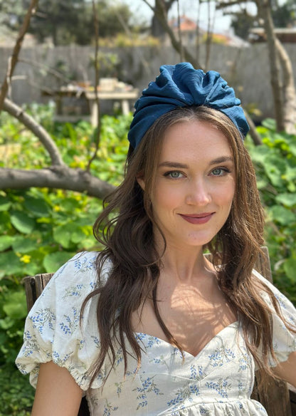 Wide Celine Headband, Turquoise
